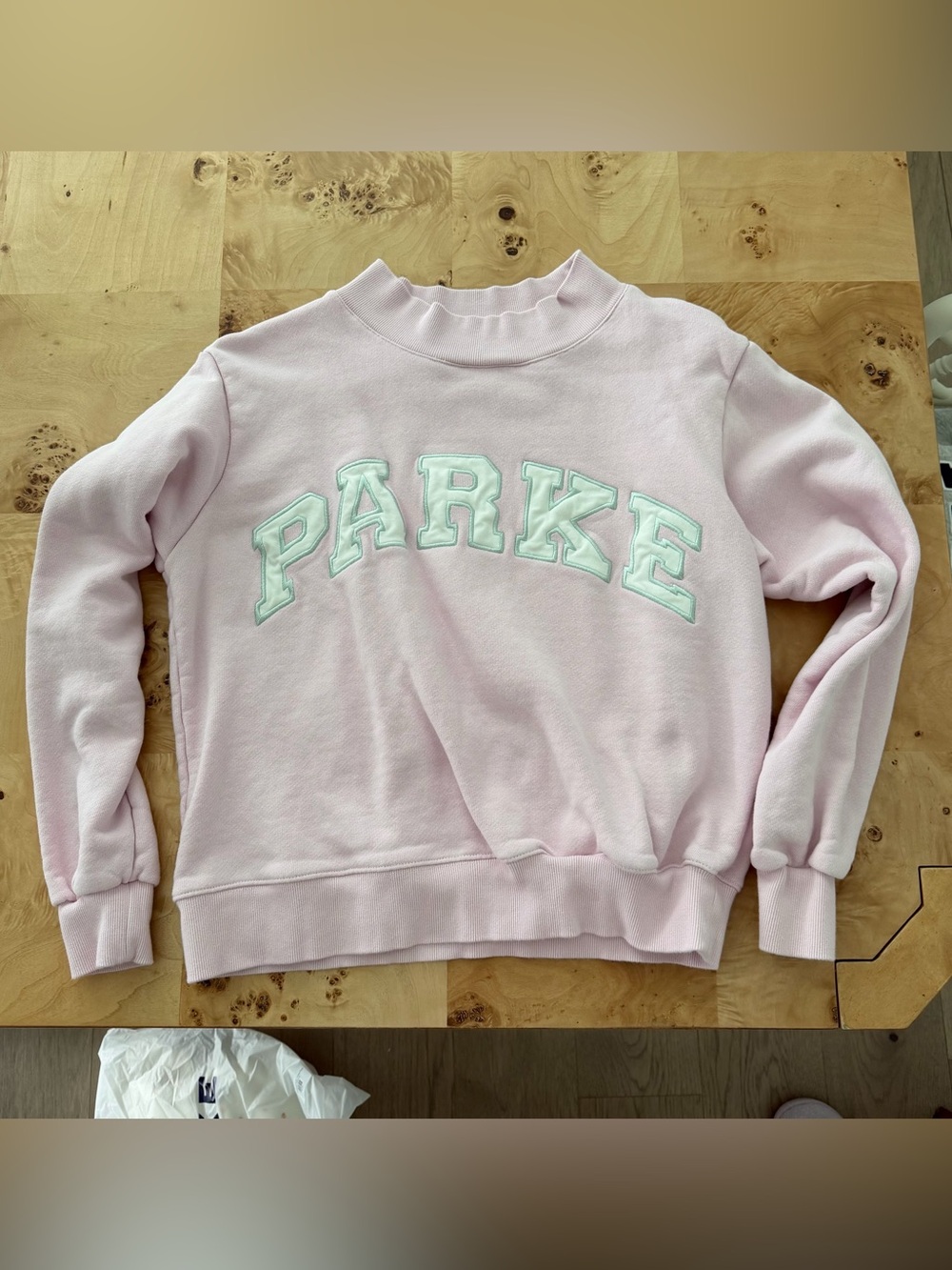 PARKE Birthday Varsity Mockneck - Sprinkle S/M